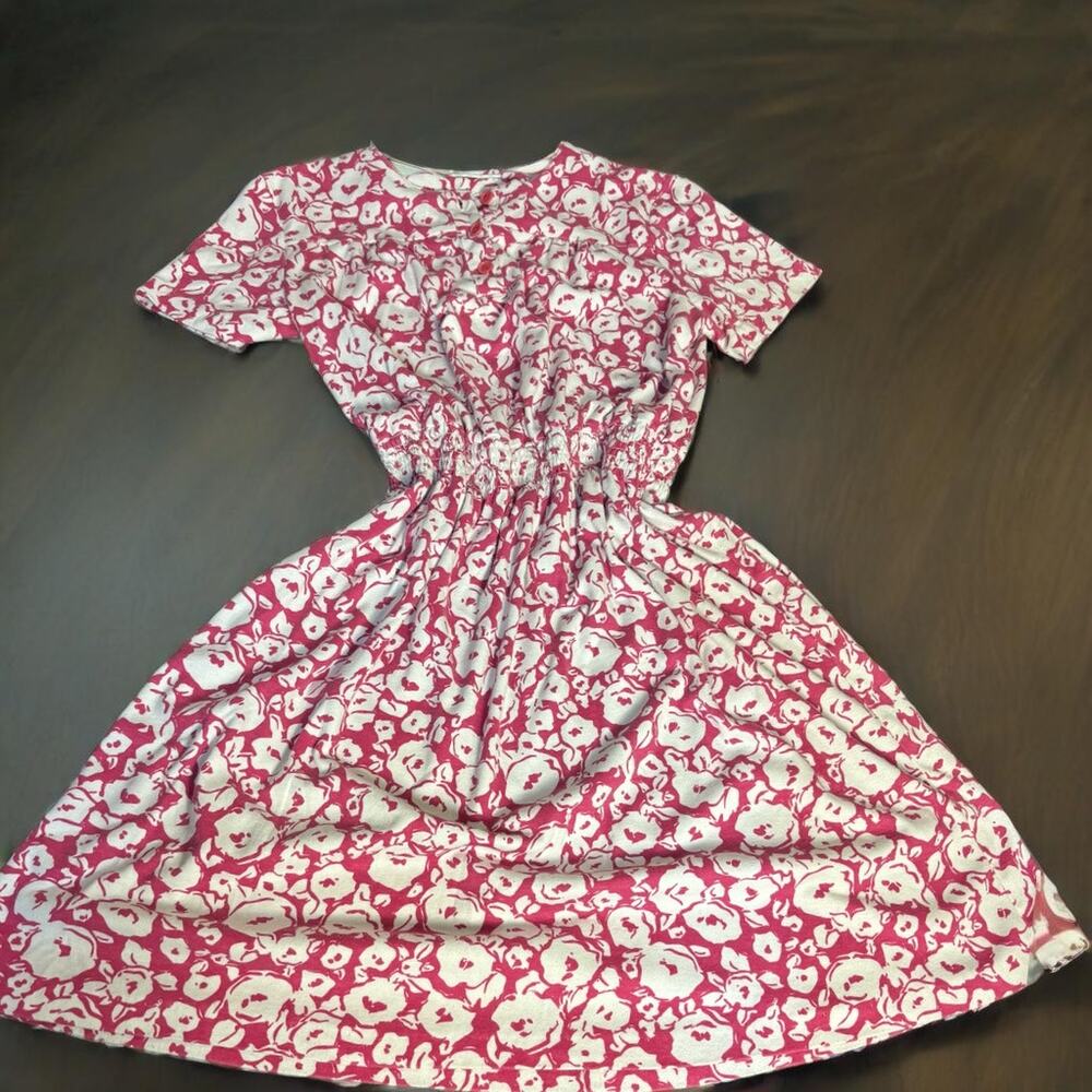 1980's cotton Floral dress